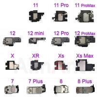 ลําโพงต้นฉบับสําหรับ iPhone X XR Xs 11 12 Pro Max mini 7 8 Plus ลําโพงเสียงโทรศัพท์ดัง Flex Cable อะไหล่โทรศัพท์