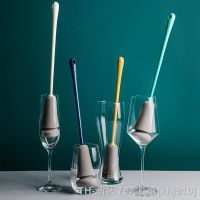 hot【DT】◕✴  Sponge Handle Cleaning Accessories Washing Glass Cups Feeding Bottle Mugs Vase