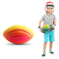 Pressure Sports Fitness Anti Skid PU Leather Practical Ball Toy Entertainment in Development Children Gift Rugby Interaction