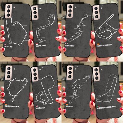 Formula 1 F1 Racing Circuit Case For Samsung Galaxy S22 Ultra S20 FE S21 Ultra Note 20 S8 S9 S10 Note 10 Plus Coque Phone Cases