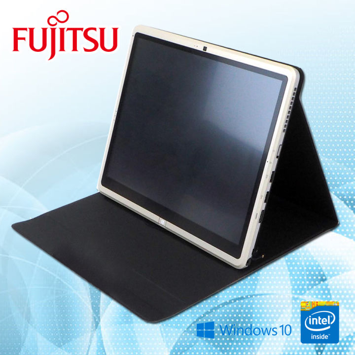 netbook-แท็บเล็ต-fujitsu-รุ่นql2-แรม4gb-แถมฟรี-ปากกา-เคส-คีย์บอร์ด-window10-used-สินค้าประมูลจากสำนักงานออฟฟิต