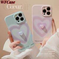 WFCase สำหรับ iPhone 14 Pro Max Plus 13 Pro Max 12 Pro Max 11 Pro Max Love Thick มิลค์เจลลี่เคสโทรศัพท์เคสป้องกันกล้องทั้งเครื่อง