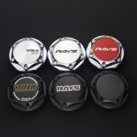 NEW 4pcs car styling rays center cap for rims 68mm OD &amp; 61.5mm ID volk racing wheel covers rays wheel hubcaps wheels rims accessories