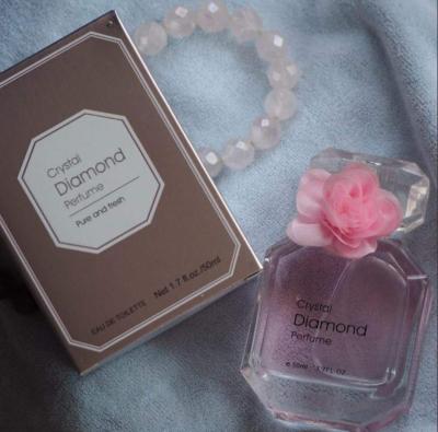 MINISO น้ำหอมผู้หญิง กลิ่น Crystal​ Diamond​ Perfume 50ml​ กลิ่นหอม​ หรูหรา​ ผู้ดี หอมติดทน