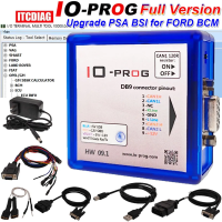 IO-PROG เวอร์ชันใหม่โปรแกรมเมอร์ BD9 IO-PROG Full Ope-L ECU TCM &amp; EPS ลิขสิทธิ์เพิ่มตัวเชื่อมต่อ Pinout I/o เทอร์มินัล