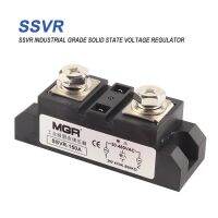 เครื่องควบคุมรีเลย์แบบแข็ง SSVR MGR SSR 150/200/300/400A เครื่องควบคุม Tegangan Resistansi Arus Tinggi Fase Tunggal