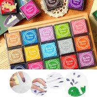 ตราประทับ Stock24สีภาพวาดด้วยนิ้วมือพร้อมชุดแท่นหมึกสีสำหรับเด็กของขวัญรางวัลนักเรียน