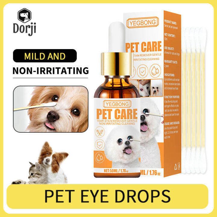 Pet eye drops Removing Tear Stain Dirt Health Care Liquid Eye Drops Dog