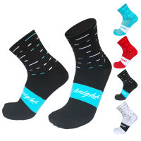 【CW】New คุณภาพสูง Professional Road Cycling Socks Breathable Sports Running Socks Bicycle Bike Socks