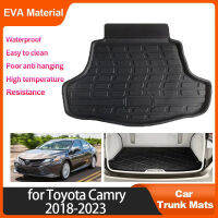 Auto Trunk Mat สำหรับ Toyota Camry 70 XV70 2023-2018 2019 2020 2021 8 8th Gen รถด้านหลัง Cargo Liner กันน้ำ Protector Storage Pad