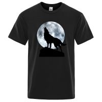 Funny Wolf Clothes Mens Comfortable Street Tshirt 100 Cotton Tshirt Hop Personality Antiwrinkle T Gildan