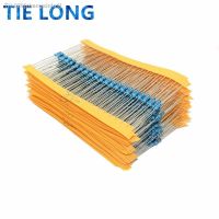 ﹍₪ 100pcs 1/4W 1R 10M 1 Metal film resistor 100R 220R 1K 1.5K 2.2K 4.7K 10K 22K 47K 100K 100 220 1K5 2K2 4K7 ohm resistance