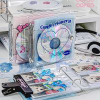 Retro CD Photocard เก็บหนังสือ 80 Pockets Idol Photo Album พร้อมน่ารัก Sticky Notes หนังสือของขวัญกล่องแฟน Kpop Deluxe Notebook