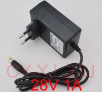 1PCS 28V 1A AC 100V-240V Converter Adapter DC 28V 1A 1000mA Power Supply EU Plug 5.5mm x 2.1-2.5mm