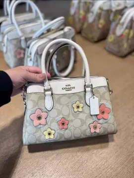 COACH®  Darcie Carryall In Signature Canvas With Country Floral Print