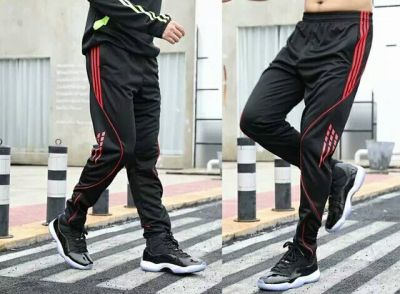 Mens sport long pants กางเกงกีฬาขายาวชายกางเกงออกกำลังกายลายสวยผ้าเนื้อดีใส่สบายไม่ร้อน602