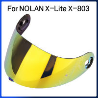 หมวกกันน็อค Visor สำหรับ NOLAN X-Lite X-803หมวกกันน็อครถจักรยานยนต์เลนส์ Pinlock ป้องกันรอยขีดข่วนโล่อุปกรณ์เสริมรถมอเตอร์ไซด์แว่นตา C Asco Moto