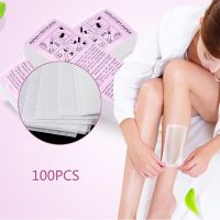 100pcs/bag Removal Nonwoven Body Cloth Hair Remover Wax Strip Paper Epilator Hair Removal Wax Paper Rolls Cleaning Tools