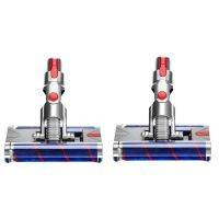 2X Double Soft Roller Head Quick Release Electric Floor Head for Dyson V15 Vacuum Cleaner Parts