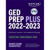 [หนังสือ-ลิขสิทธิ์แท้] GED Test Prep Plus 2022-2023: 2 Practice Tests Proven Strategies Kaplan ภาษาอังกฤษ english book