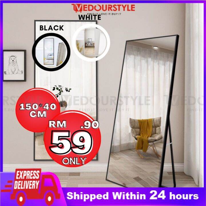 Vedourstyle Standing Long Mirror Stand Fulllength mirror wall Cermin