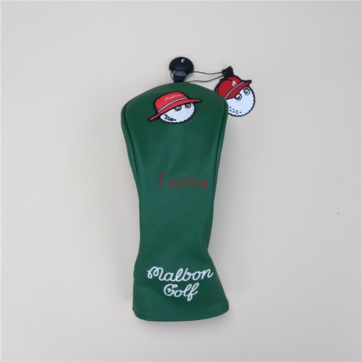 malbon-fisherman-hat-golf-club-driver-fairway-woods-hybrid-putter-and-mallet-putter-headcover-sports-golf-club-accessories-equipment-free-shipping