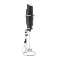 Electric Milk Frother Portable Foam Maker Handheld Foamer High Speeds Drink Mixer Coffee Frothing Wand with Bracket