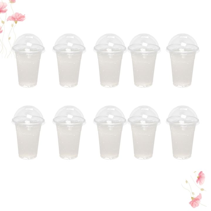 cups-disposable-with-cup-lid-lids-clear-plastic-ice-dessert-fruit-cold-dome-coffee-cream-drinking-parfait-drink-pudding-cocktail