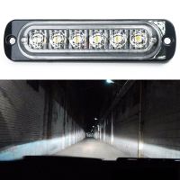 12v Car LED Light Fog Lights Boat Driving Offroad SUV 4WD Auto Boat Truck LED Headlights 6 LED Car Emergency Light Bulbs  LEDs  HIDs