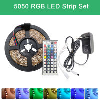 5M 10M 15M RGBW RGBWW RGB 5050 60LEDs LED Strip Light Luces Led Light Strip DC12V Flexible Ribbon IR Contoller+ Power Adapter EU