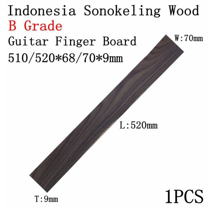 ทำด้วยมือเกรดหนึ่งในอินโดนีเซีย-sonokeling-กีตาร์ไม้-fingerboard-วัสดุ-diy-เครื่องดีดไม้ชิงชันกีตาร์อุปกรณ์520-70-10มม