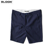 Quần short kaki BLOOK chất vải quần tây mềm nhẹ phom lửng ngang gối 33383
