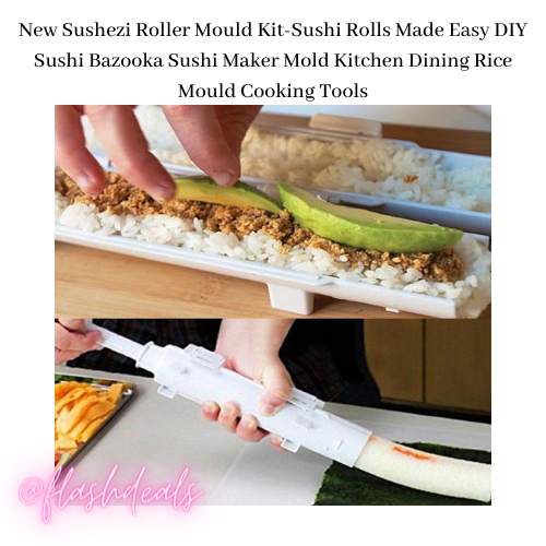 Sushi Roll Maker Making Kit Mold Sushezi Rice Roller Mold Kitchen