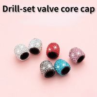 Car Wheels with Drill Valve Caps, Diamond Valve Caps, Tire Universal Valve Core Decoration Air Caps