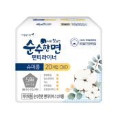 Băng vệ sinh Kleannara 100% cotton Soohan Hàn Quốc 18cm x 20miếng