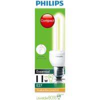 หลอดประหยัด PHILIPS ESENTIAL 11 วัตต์ WARMWHITE [ส่งเร็วส่งไว มีเก็บเงินปลายทาง]