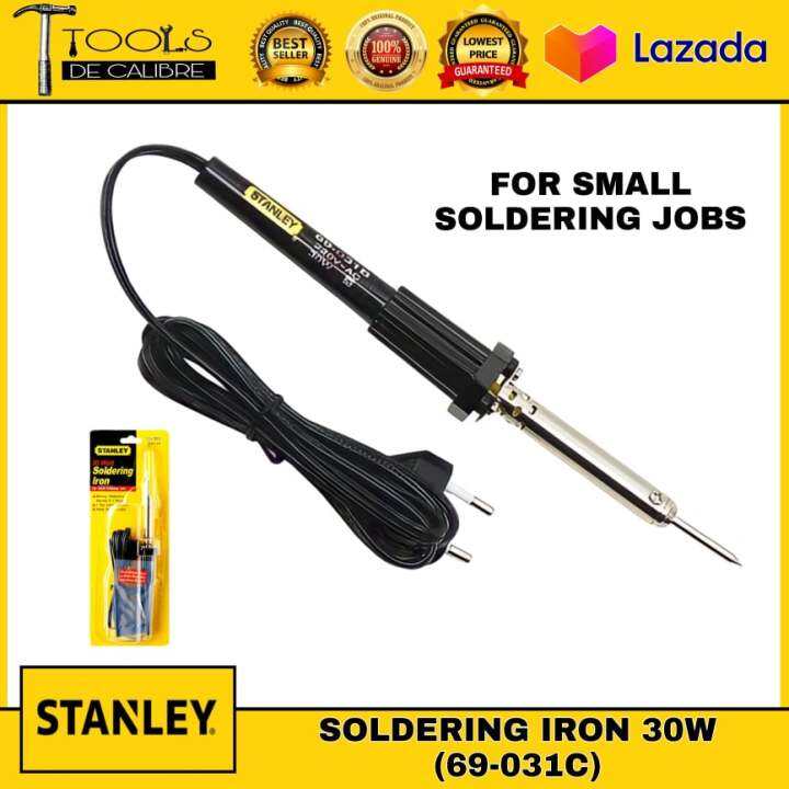 STANLEY Soldering Iron 30W (69031C) for Small Soldering Jobs Lazada PH