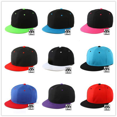 HH-2สี หมวกแก๊ป แฟชั่น หมวกฮิปฮอป hiphop cap หมวกสีพิ้น คุณภาพดี มีหลากหลายสี