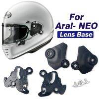 สำหรับ ARAI NEO หมวกกันน็อคอุปกรณ์เสริมเลนส์กระบังหน้าแผ่นฐานรองซ้ายขวาอะไหล่ฐานล็อคเลนส์