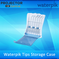 Waterpik TS-100E Water Flosser Tips Storage Case and 6 Count Replacement Tips, Convenient, Hygienic and Sturdy Storage Case