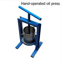 Hand Operated Oil Press / Oil Squeezing Extraction Expression Machine Extract Oil by Pressing Expressed Fatty