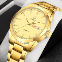 WWOOR 2022 Top nd Luxury Fashion Mens Watches Waterproof Date Clock Gold Watch for Men Quartz Wristwatch Relogio Masculino