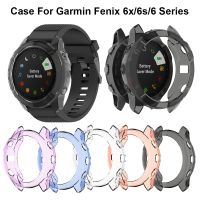 Protection Case For Garmin Fenix 6 6S 6X Smart Watch Protector Frame Soft Crystal Clear TPU Case Cover For 6 Pro 6S Pro 6X Pro