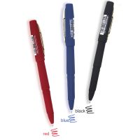 ปากกาเจลหมึกซิลิโคนความจุมาก Baoke 1ชิ้นปากกาเจลเขียนสีดำสีน้ำเงินสีแดงน้ำเงินเข้มขนาด0.5มม. 0.7มม. 1.0มม. เครื่องเขียนสำหรับโรงเรียนออฟฟิศ