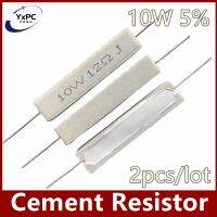 2pcs 10W Cement Resistor Power Resistance 5 0.1 10K 0.1R 0.33R 0.5R 1.2R 1.8R 3R 3.3R 3.9R 4.3R 6.8R 51R 68R 75R 82R 100R