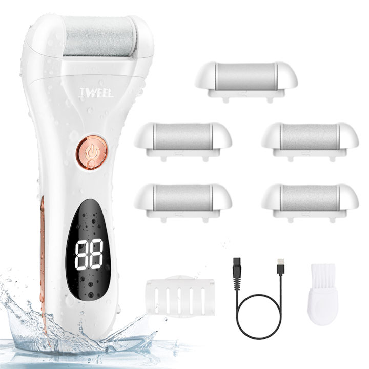 Electric Foot Callus Remover Pedicure Kit Foot File Dual Speed