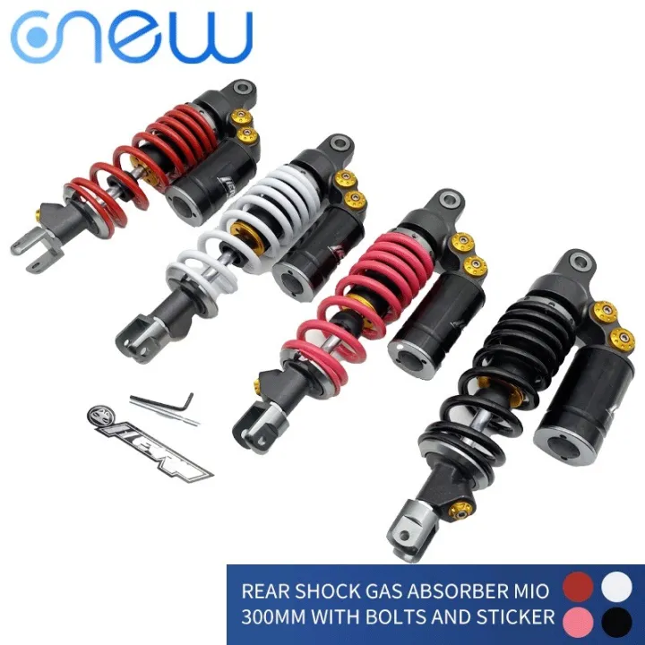 Onew Motorcycle Rear Shock Gas Absorber MIO 300MM with Bolts and
