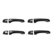 Car Exterior Door Handles Cover Trim for 300 300C 2011-2023 Replacement ABS Carbon Fiber