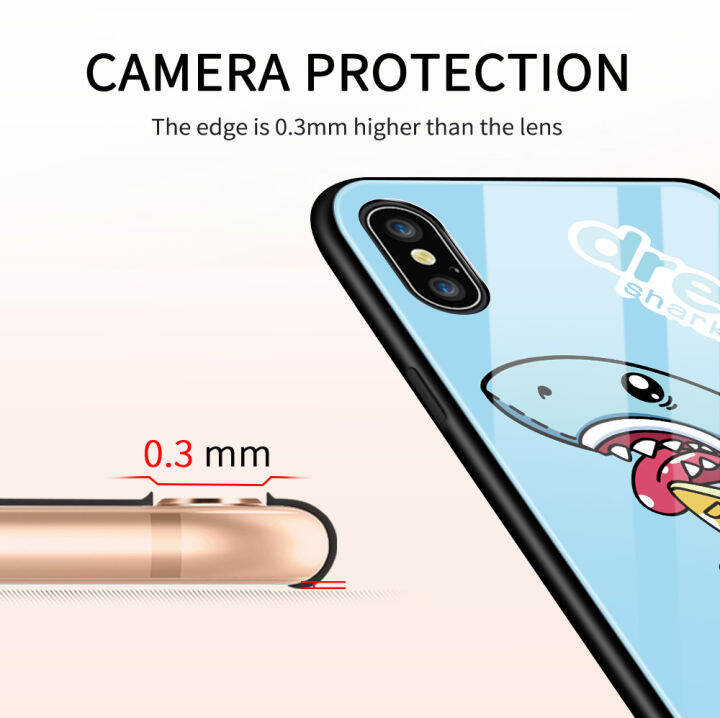 serpens-for-oppo-reno10-pro-5g-แฟชั่นหรูหราแบรนด์ยอดนิยมสำหรับเด็กผู้ชายดึงโลโก้เคสใส่โทรศัพท์-worcester-smiley-shark-arw-panda-เคสโทรศัพท์เคสกระจกนิรภัยมันวาว