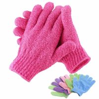 Body Scrub SPA Foam Glove Peeling Exfoliating Bast Wisp Massage Moisturizing Sponge Skin Care Washcloth Shower Accessories Adhesives Tape